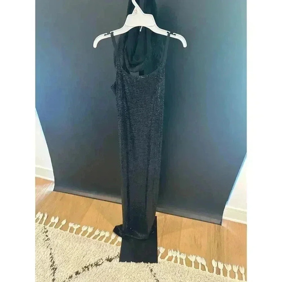 BEBE Bodycon Sequin Gown Evening Dress Size S - Picture 1 of 8